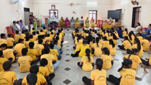 राजमाता जिजाऊंच्या विचारांना निबंधातून फुटली वाचा; उमरग्यात शिव भारत प्रतिष्ठानची स्पर्धा उत्साहात पार..!