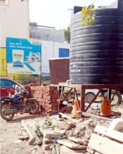 माजी सैनिकाच्या जागेवर जवळा ग्रामपंचायतीचे अतिक्रमण