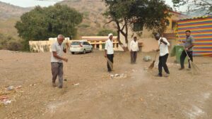 श्रीक्षेत्र वृद्धेश्वर येथे महाशिवरात्रीनंतर ग्रामस्थांकडून स्वच्छता मोहीम..!