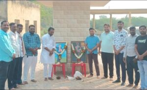 वाहेगाव येथे शिवजयंतीचा उत्साह; ‘जय शिवराय-जय भीम’च्या घोषणांनी परिसर दणाणून गेला