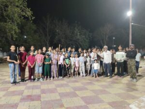 मंगरुळपीर येथील गुरुध्वज मिञमंडळाकडुन मुलींना स्वसंरक्षणाचे धडे