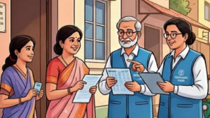 मतदानयादीत नाव कायम ठेवण्यासाठी मदरारांसह बिएलओची त्रिधात्रिपिट