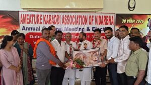 मूर्तिजापूरच्या शिरपेचात मानाचा तुरा; डॉ. विशाल येदवर यांची विदर्भ कबड्डी फेडरेशनच्या सचिवपदी निवड!