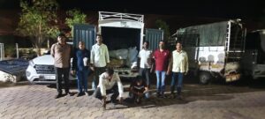 श्रीगोंद्यात गुटखा माफियावर मोठी कारवाई; 4 ठिकाणी छापे, 26 लाखांचा मुद्देमाल जप्त