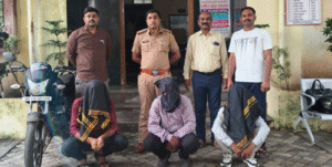 जिओ टॉवरवरील केबल चोरीचा पर्दाफाश; तिघे जेरबंद