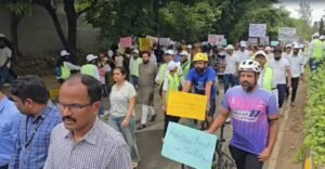 हिंजवडीचा एल्गार! आयटी अभियंते रस्त्यावर!